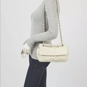 Chanel Diamond CC Flap Bag Quilted Lambskin Small